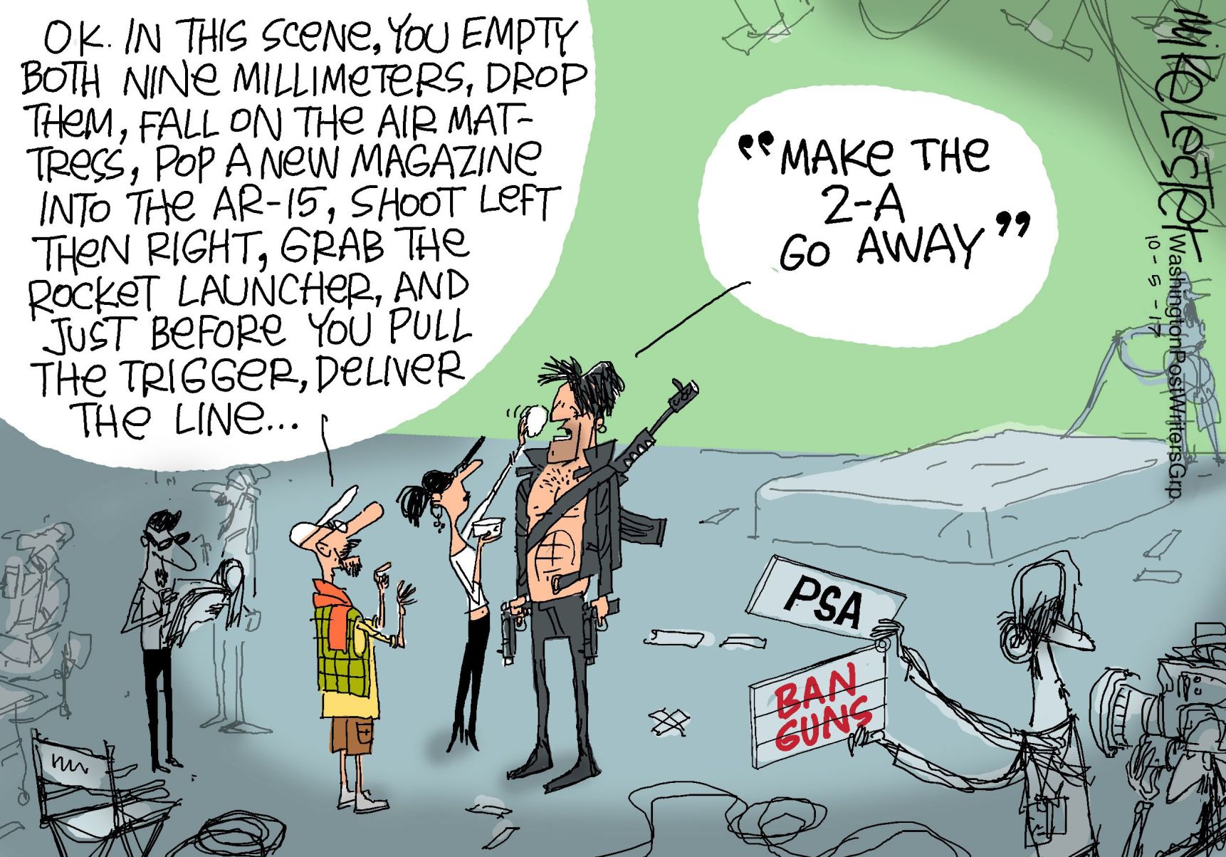 Mike Lester cartoon